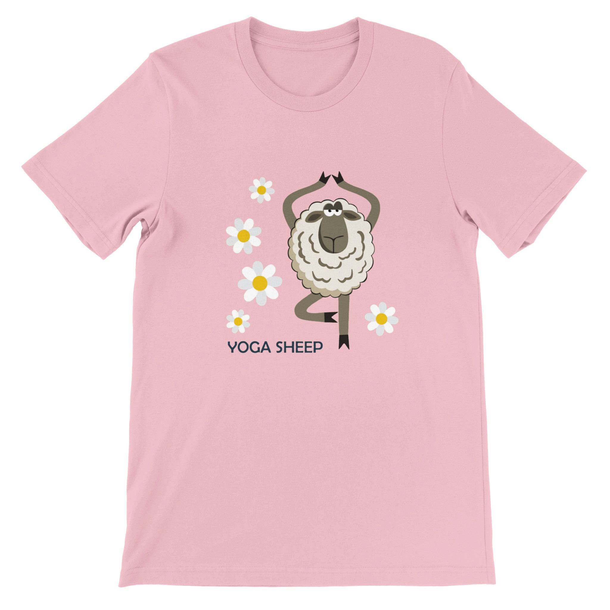 Budget Unisex Crewneck T-shirt/Yoga-Sheep - Enet Images