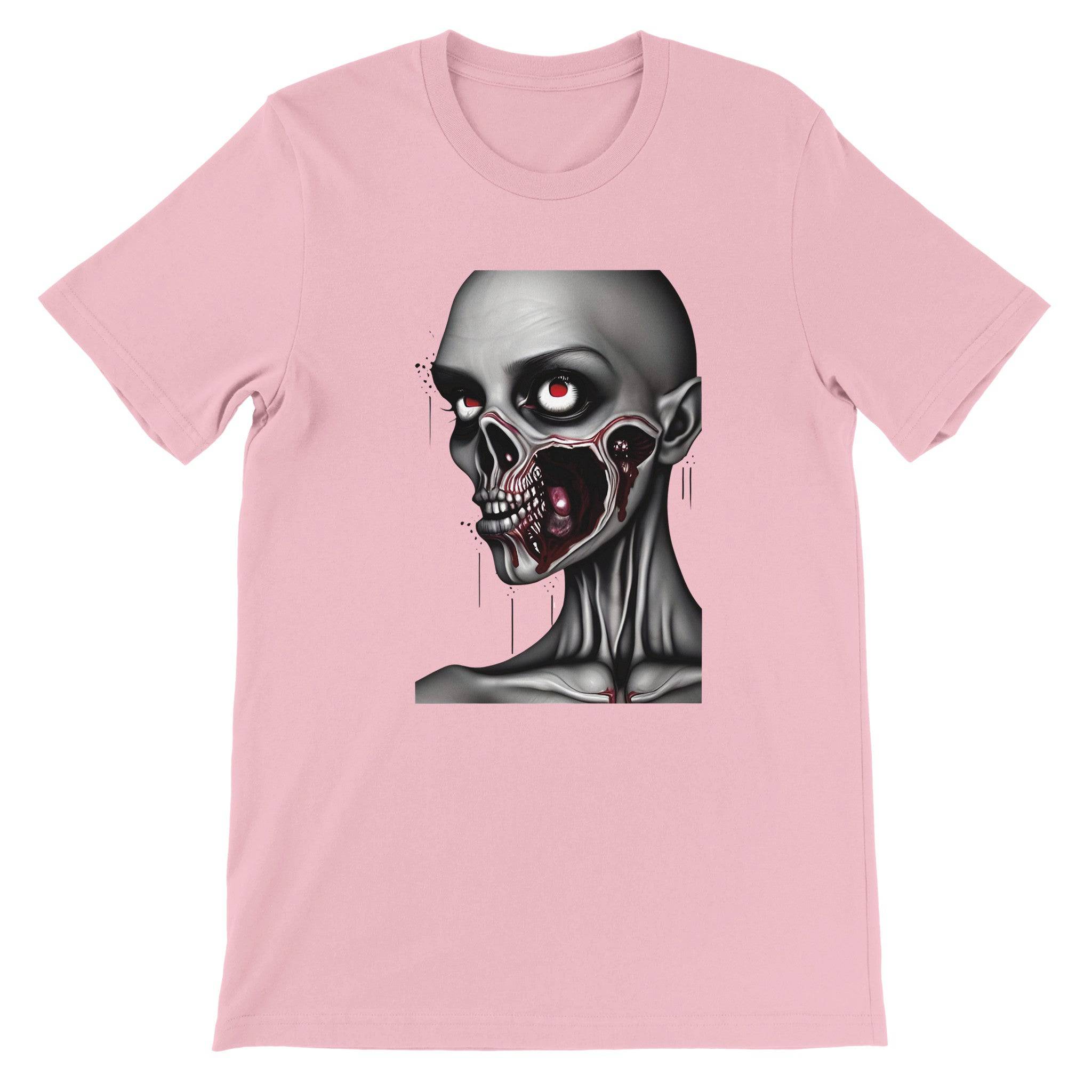 Budget Unisex Crewneck T-shirt/Zombie-Portrait - Enet Images