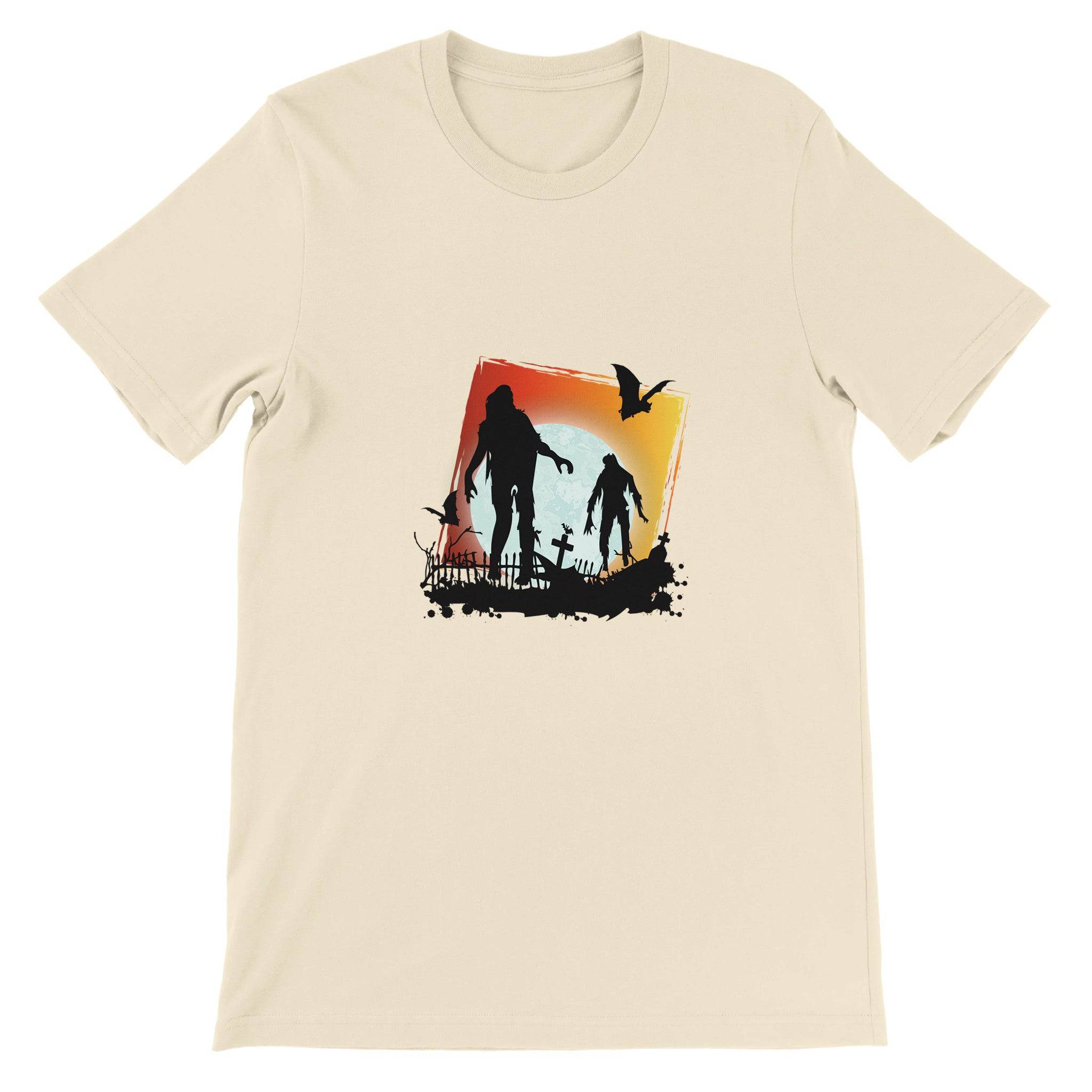 Budget Unisex Crewneck T-shirt/Zombies-Night-Out - Enet Images