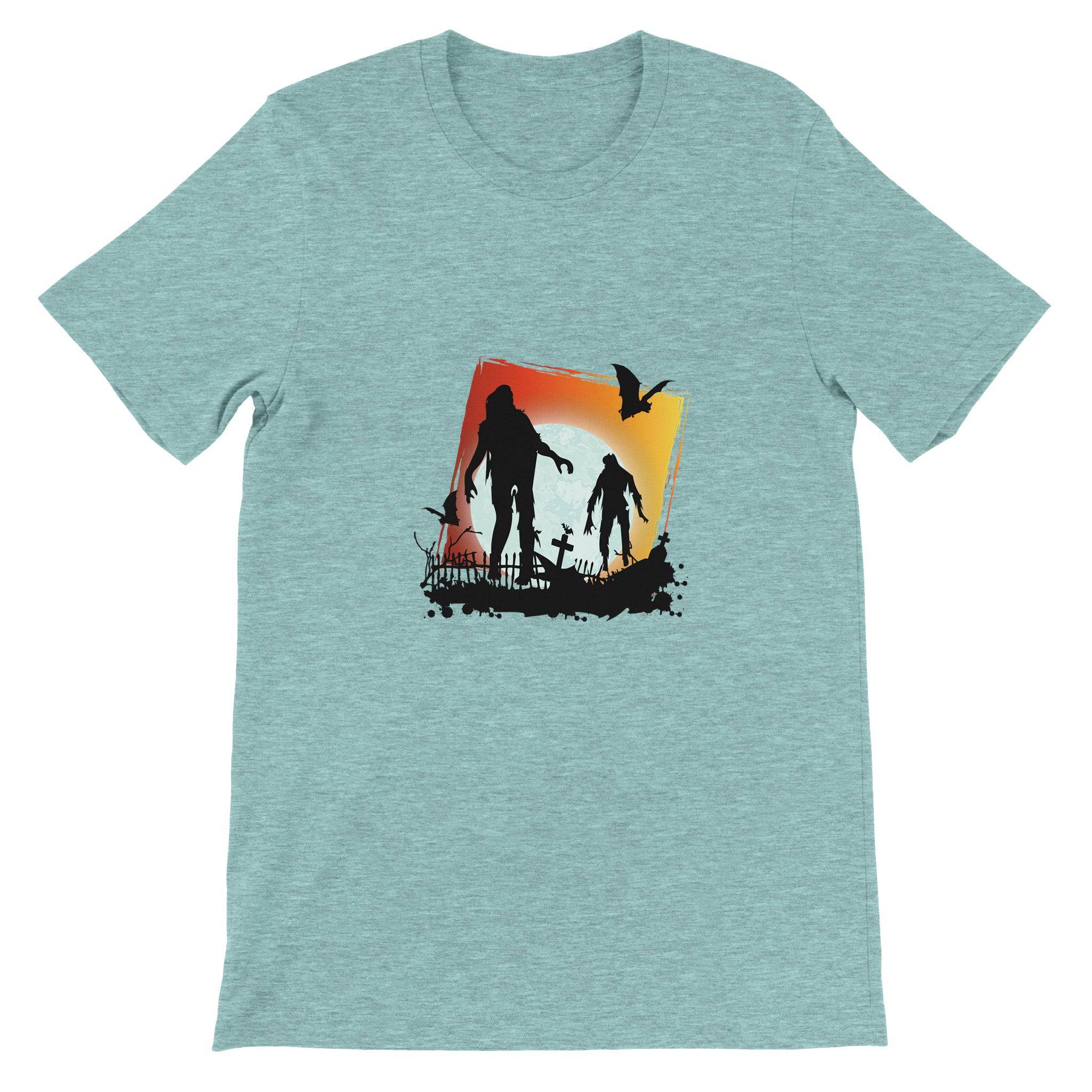 Budget Unisex Crewneck T-shirt/Zombies-Night-Out - Enet Images