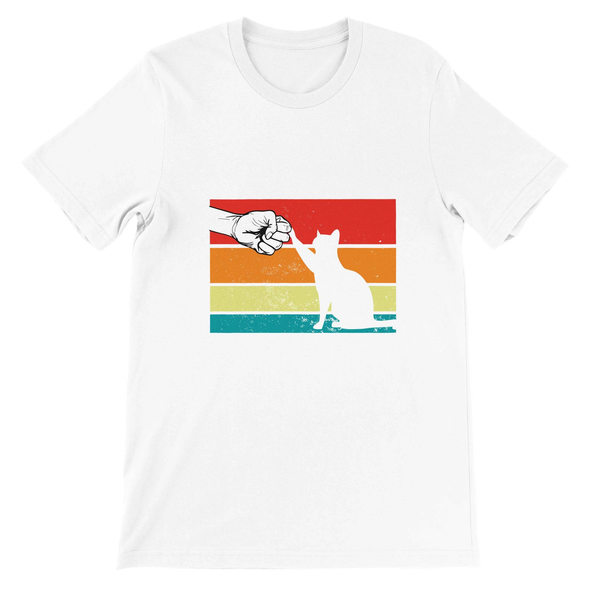 Premium Unisex Crewneck T-shirt/Best-Cat-Mom-Ever - Enet Images