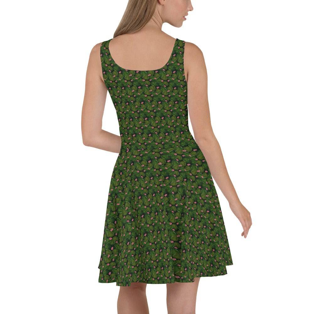 All Over Print Dress/Leaves-Monstera - Enet Images