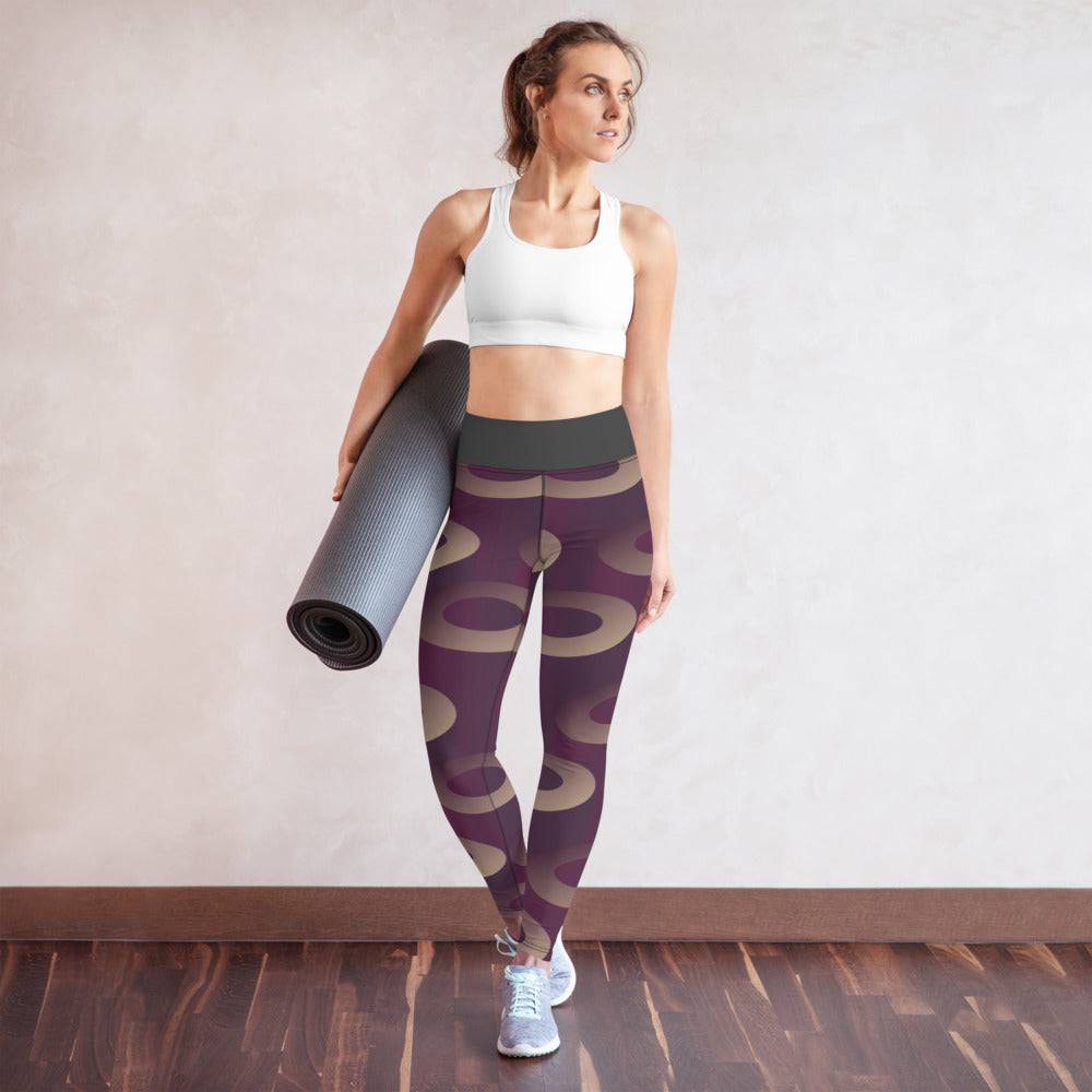 Yoga Leggings/3D Shapes 1 - Enet Images