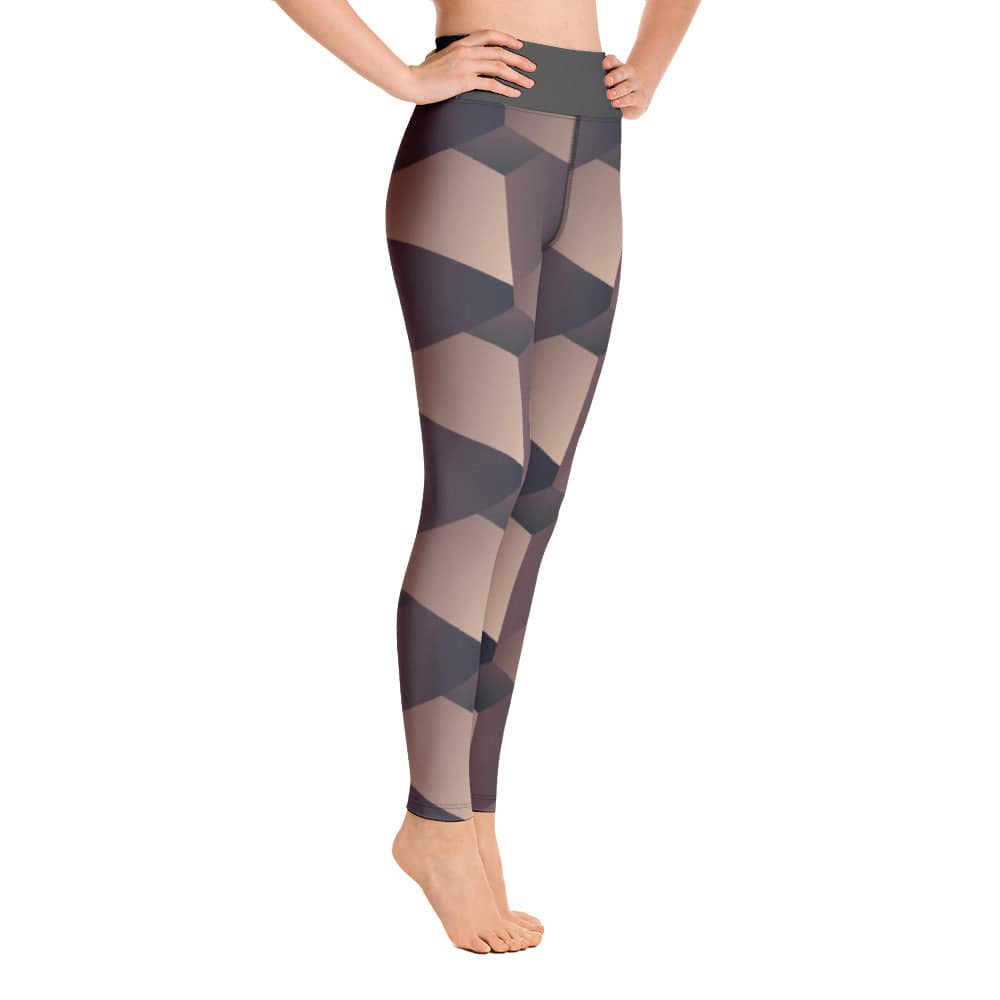 Yoga Leggings/3D Shapes 2 - Enet Images