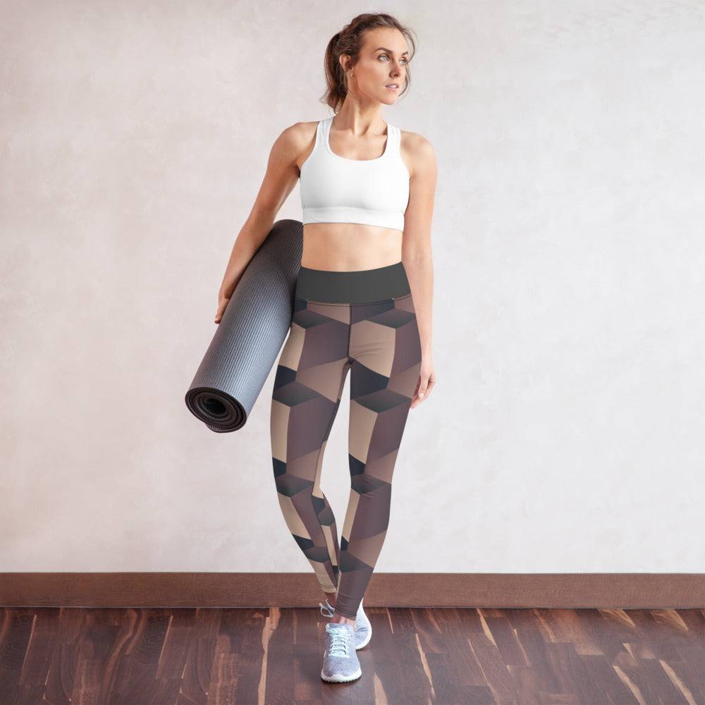 Yoga Leggings/3D Shapes 2 - Enet Images