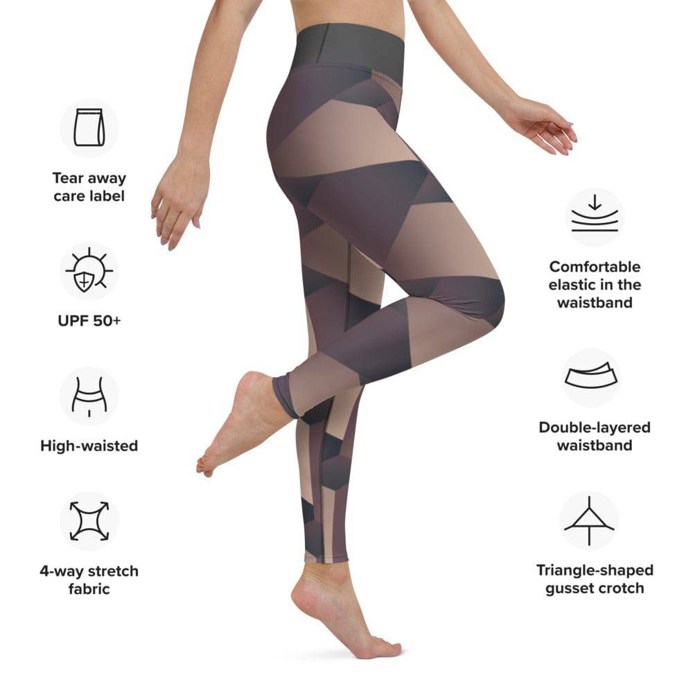 Yoga Leggings/3D Shapes 2 - Enet Images