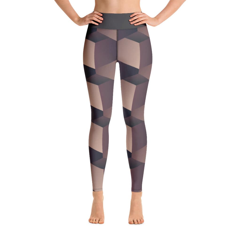 Yoga Leggings/3D Shapes 2 - Enet Images