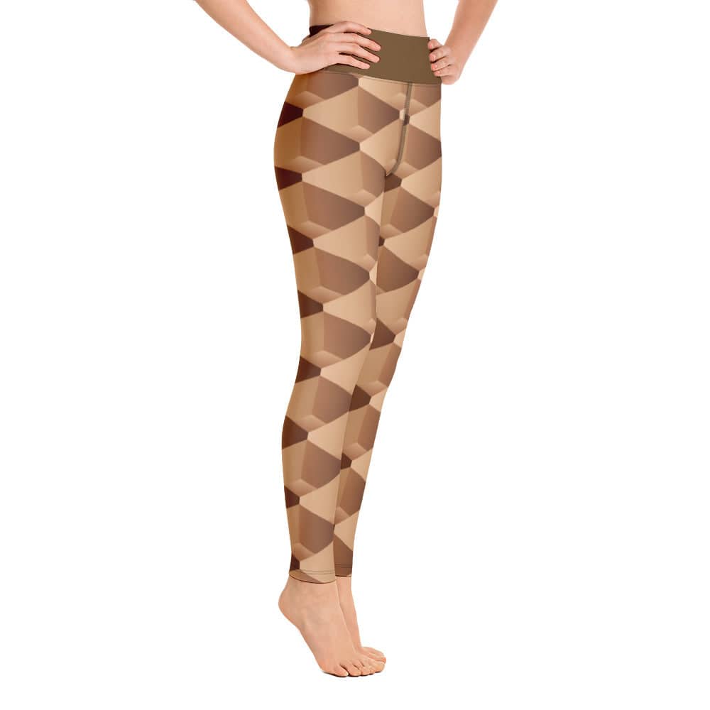 Yoga Leggings/3D Shapes 3 - Enet Images