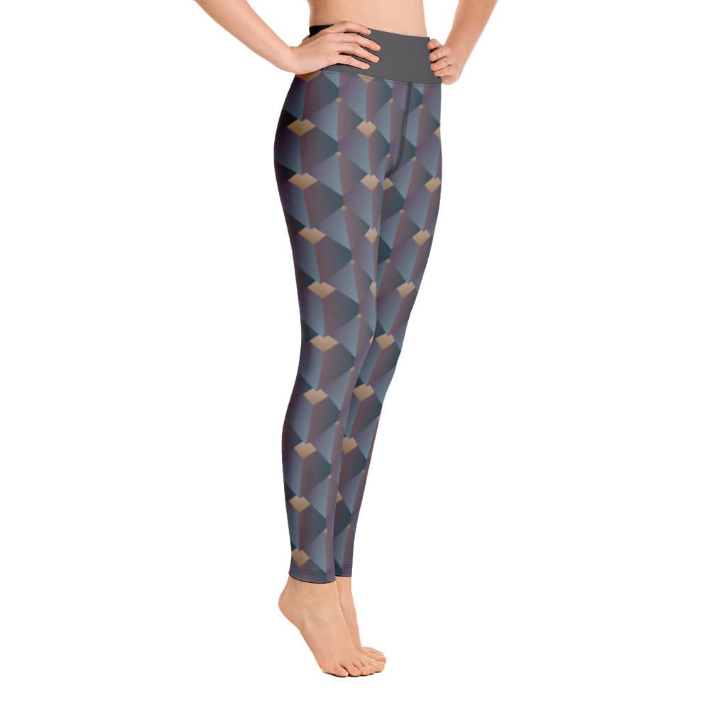 Yoga Leggings/3D Shapes 4 - Enet Images