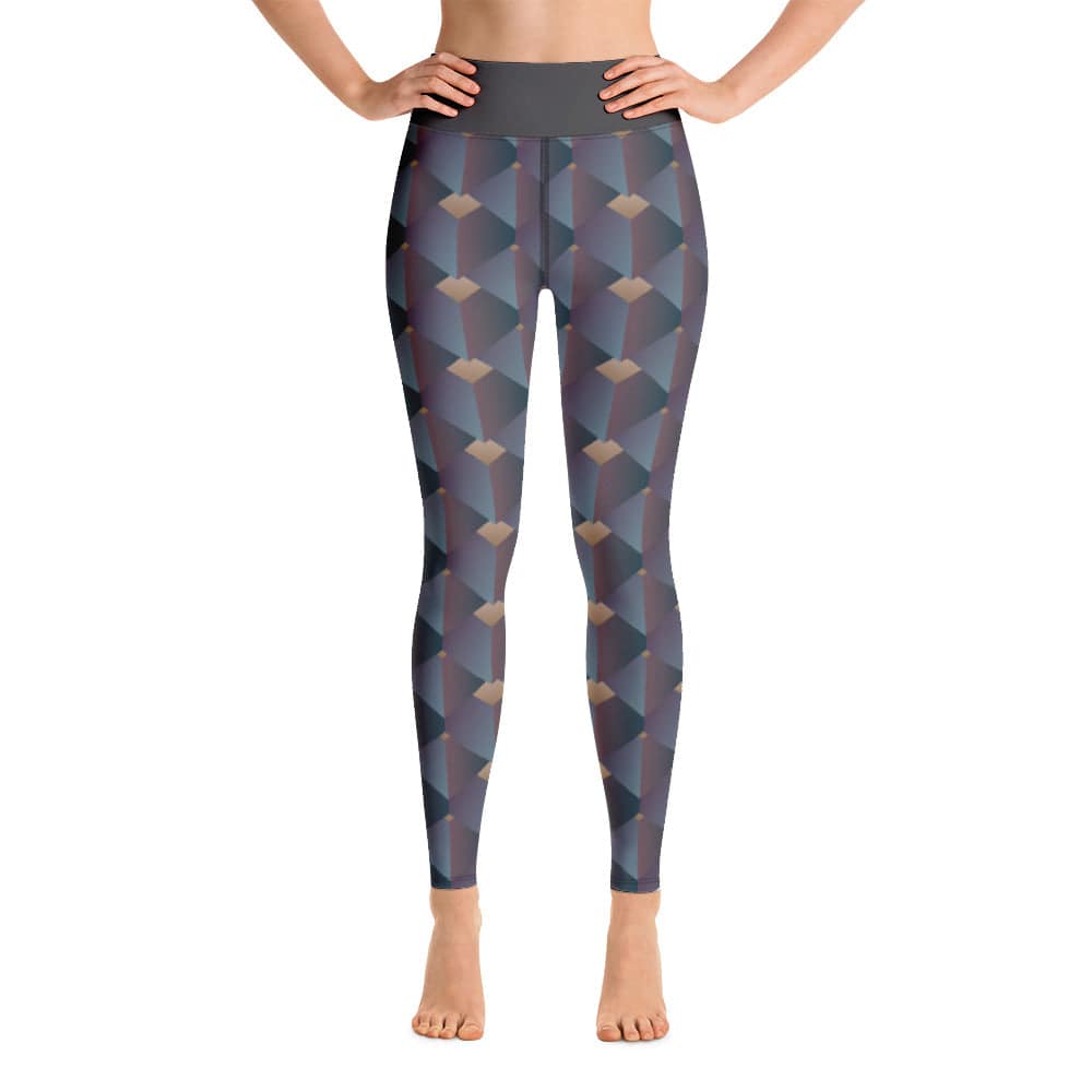 Yoga Leggings/3D Shapes 4 - Enet Images