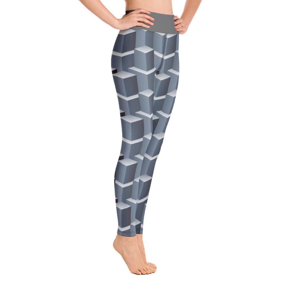 Yoga Leggings/3D Shapes 5 - Enet Images