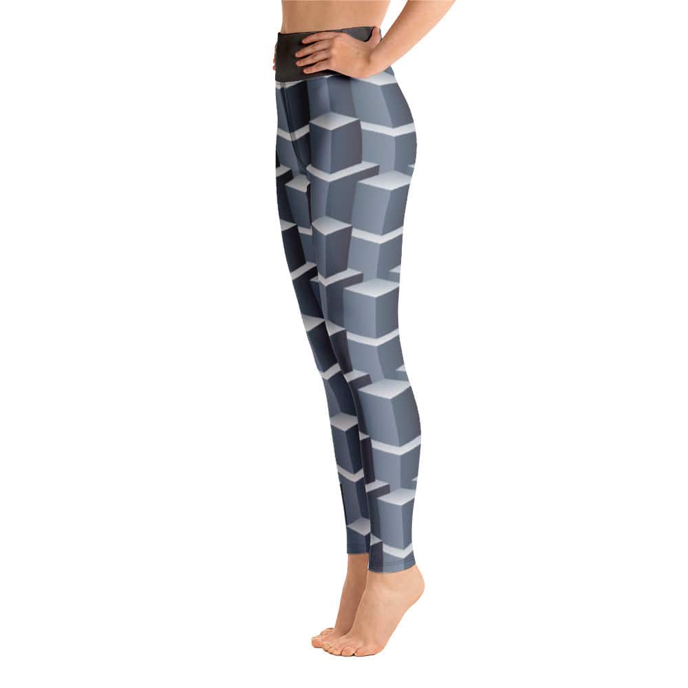Yoga Leggings/3D Shapes 5 - Enet Images