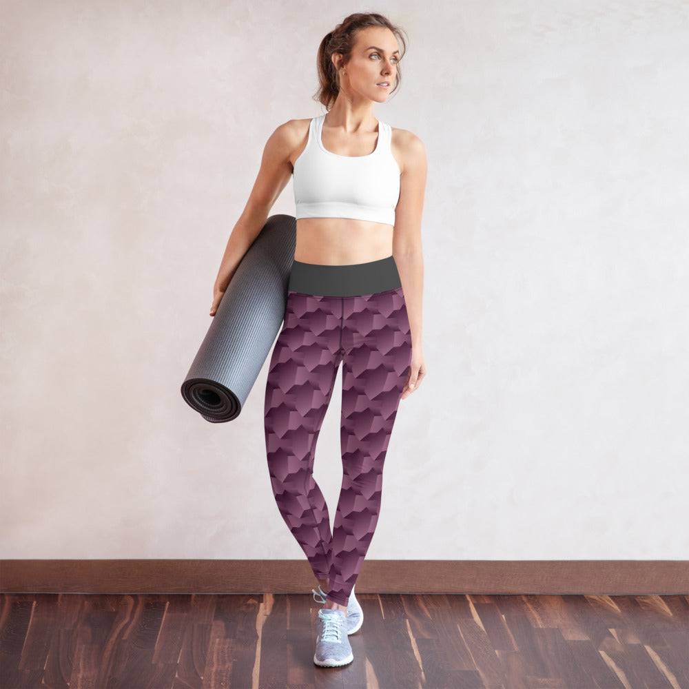 Yoga Leggings/3D Shapes 7 - Enet Images