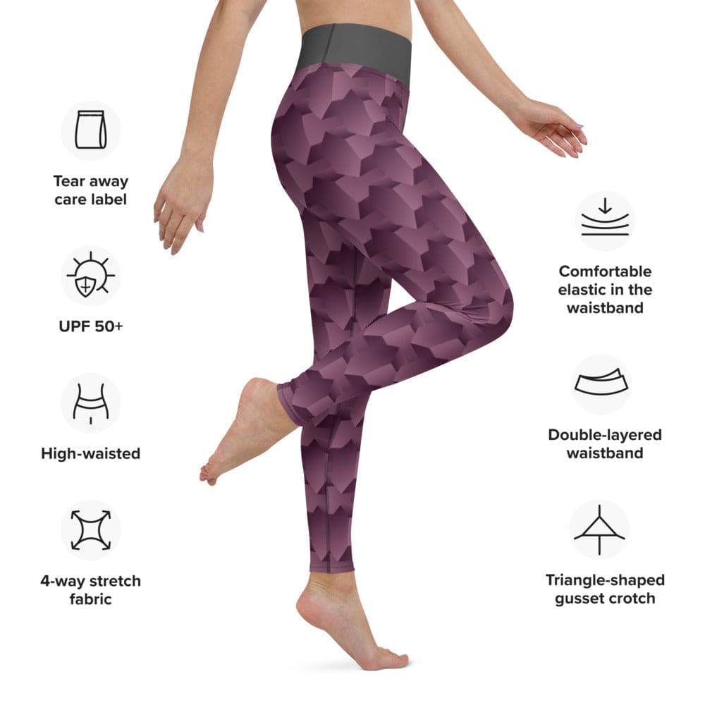 Yoga Leggings/3D Shapes 7 - Enet Images