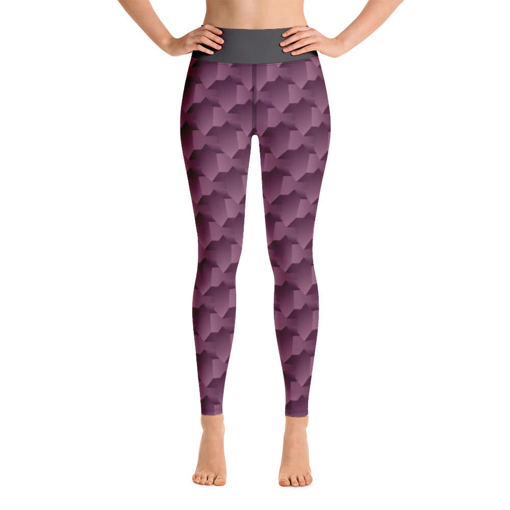 Yoga Leggings/3D Shapes 7 - Enet Images