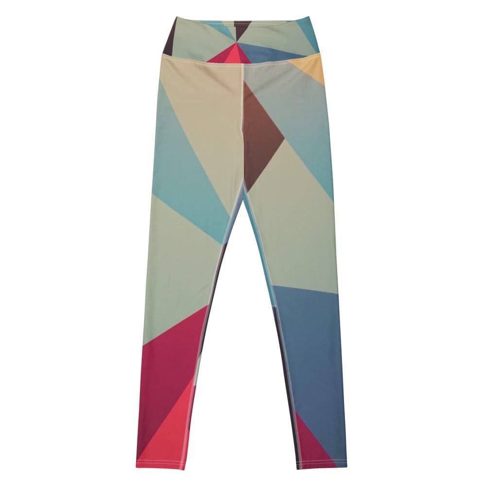 Yoga Leggings/Abstract Shapes - Enet Images