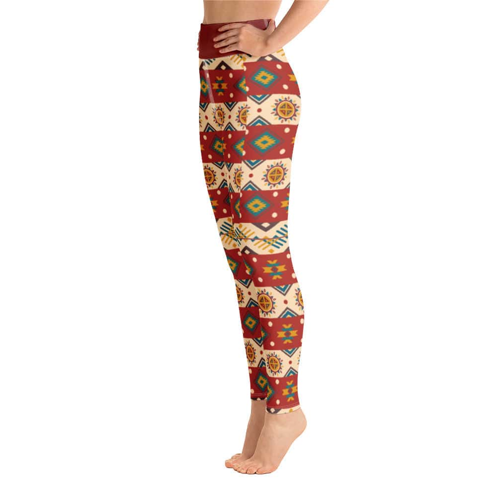 Yoga Leggings/Aztec Pattern 2 - Enet Images