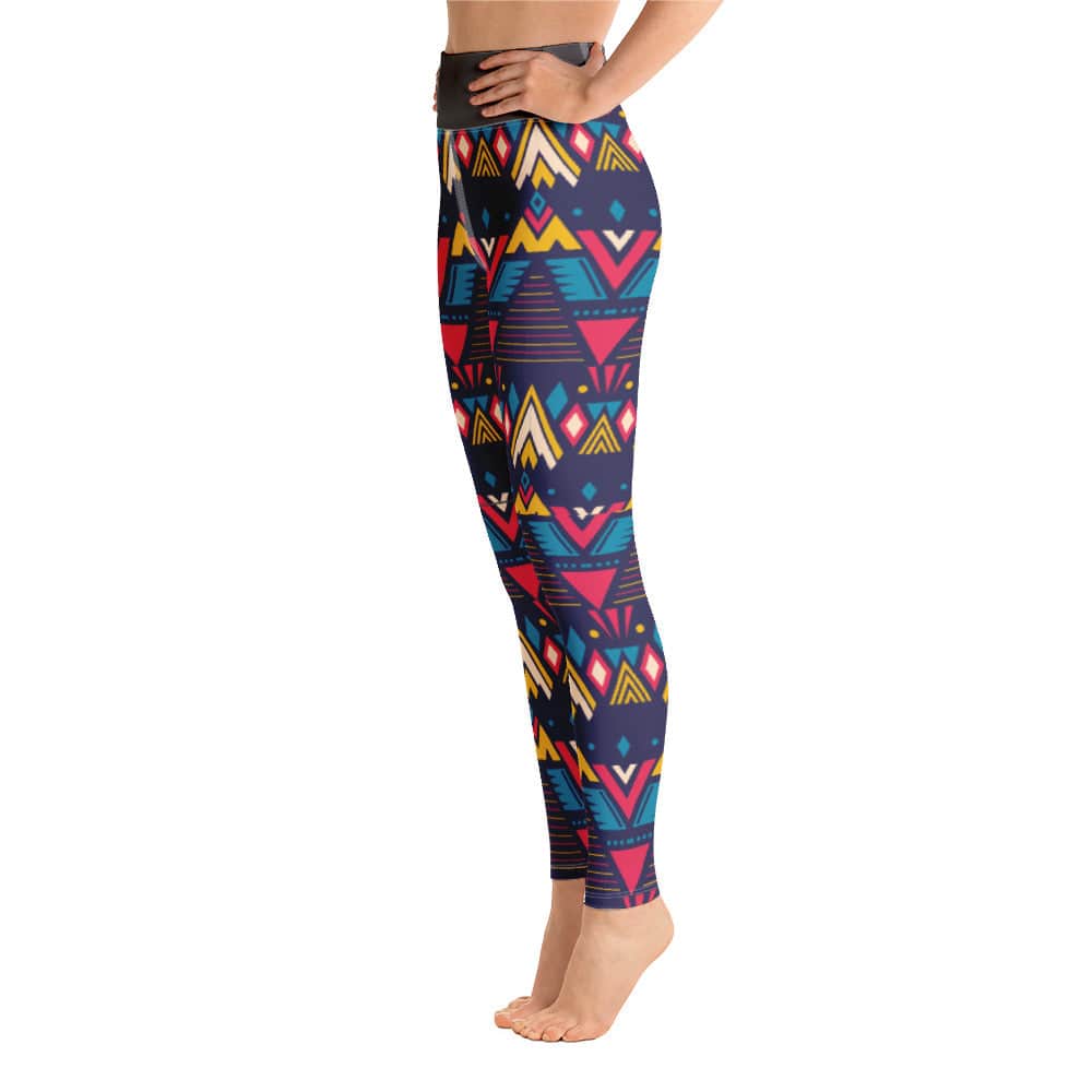 Yoga Leggings/Aztec Pattern 3 - Enet Images