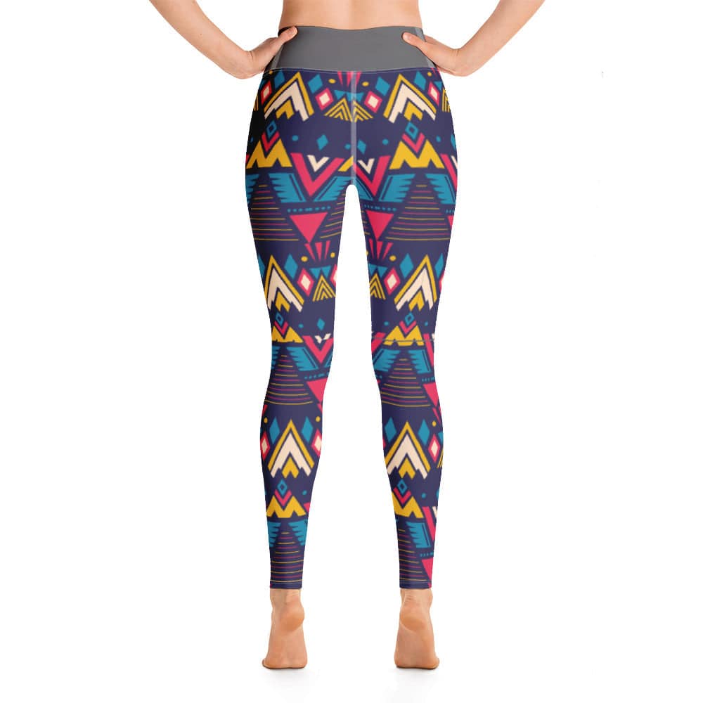 Yoga Leggings/Aztec Pattern 3 - Enet Images