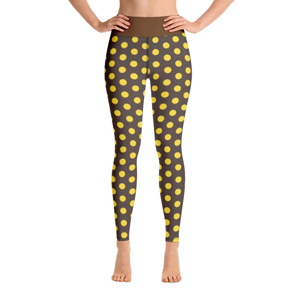 Yoga Leggings/Bee Dots - Enet Images