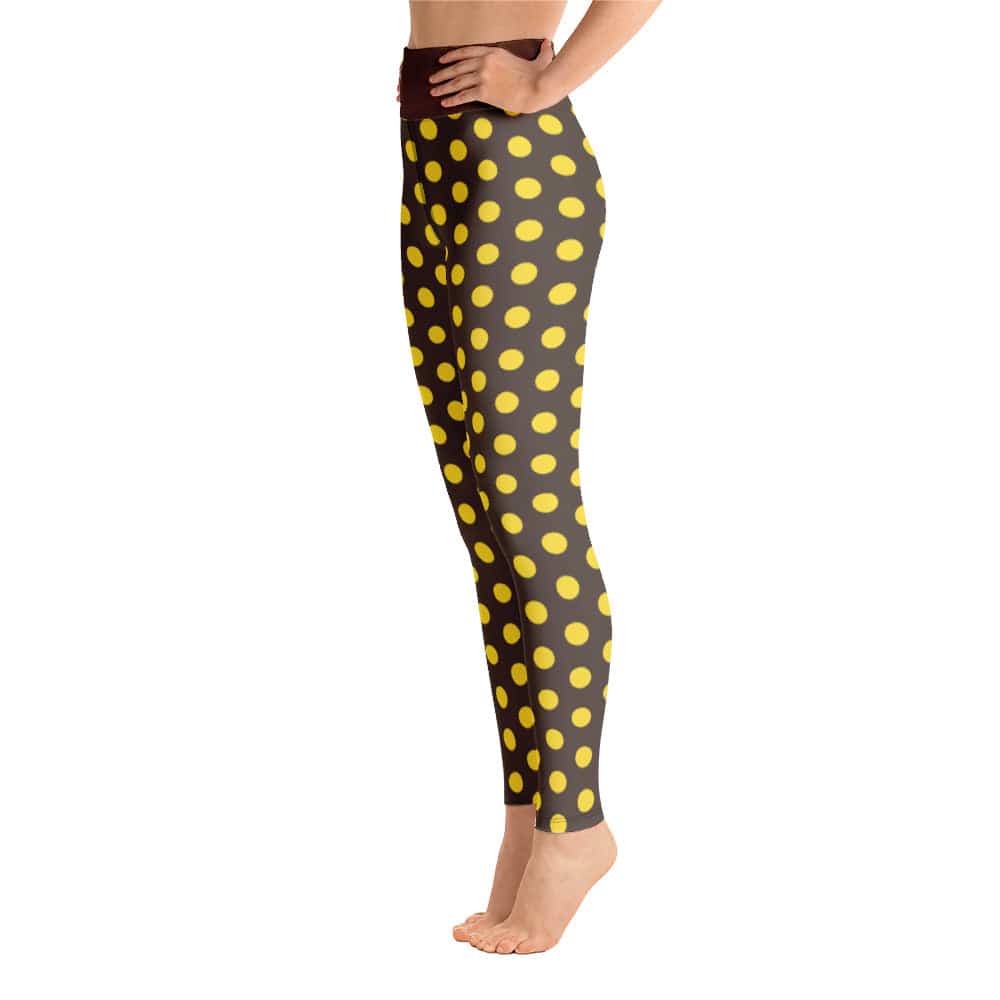 Yoga Leggings/Bee Dots - Enet Images