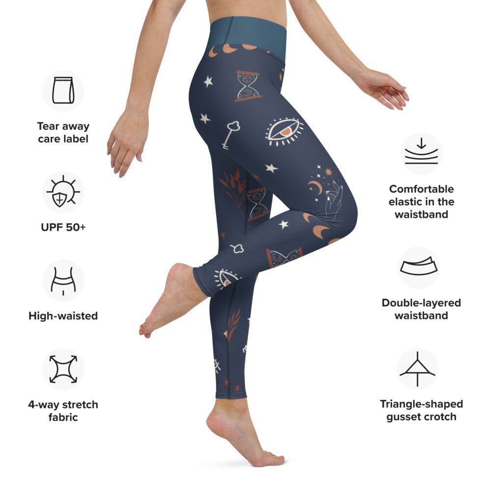 Yoga Leggings/Celestial 2 - Enet Images