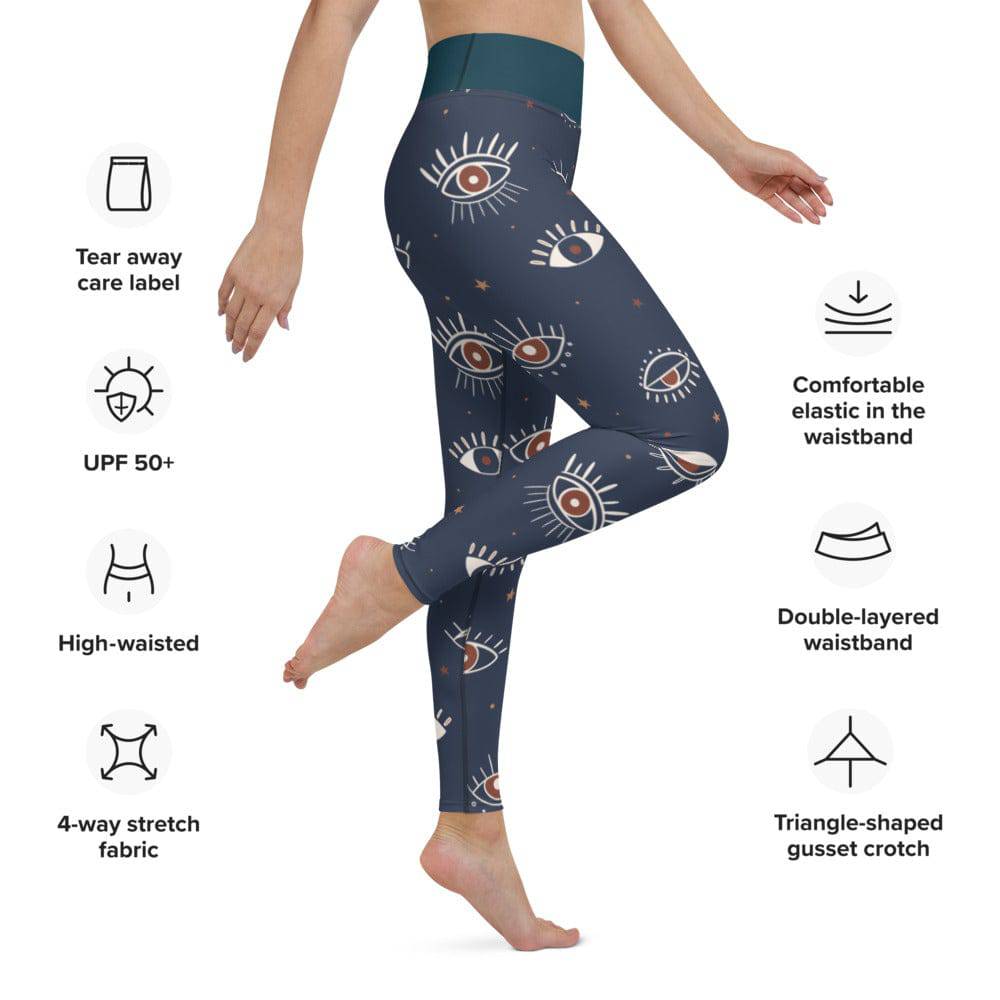 Yoga Leggings/Celestial 4 - Enet Images