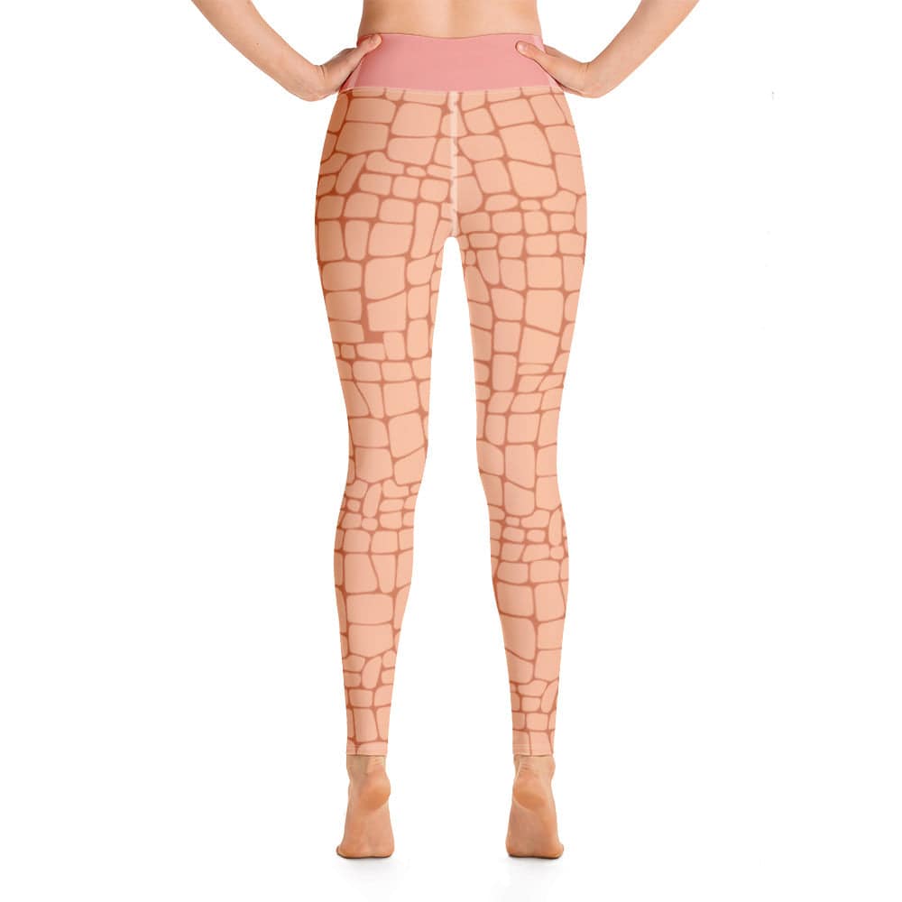 Yoga Leggings/Crocodile Orange - Enet Images