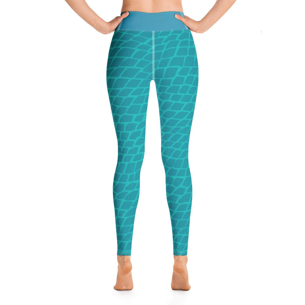 Yoga Leggings/Fish Blue - Enet Images