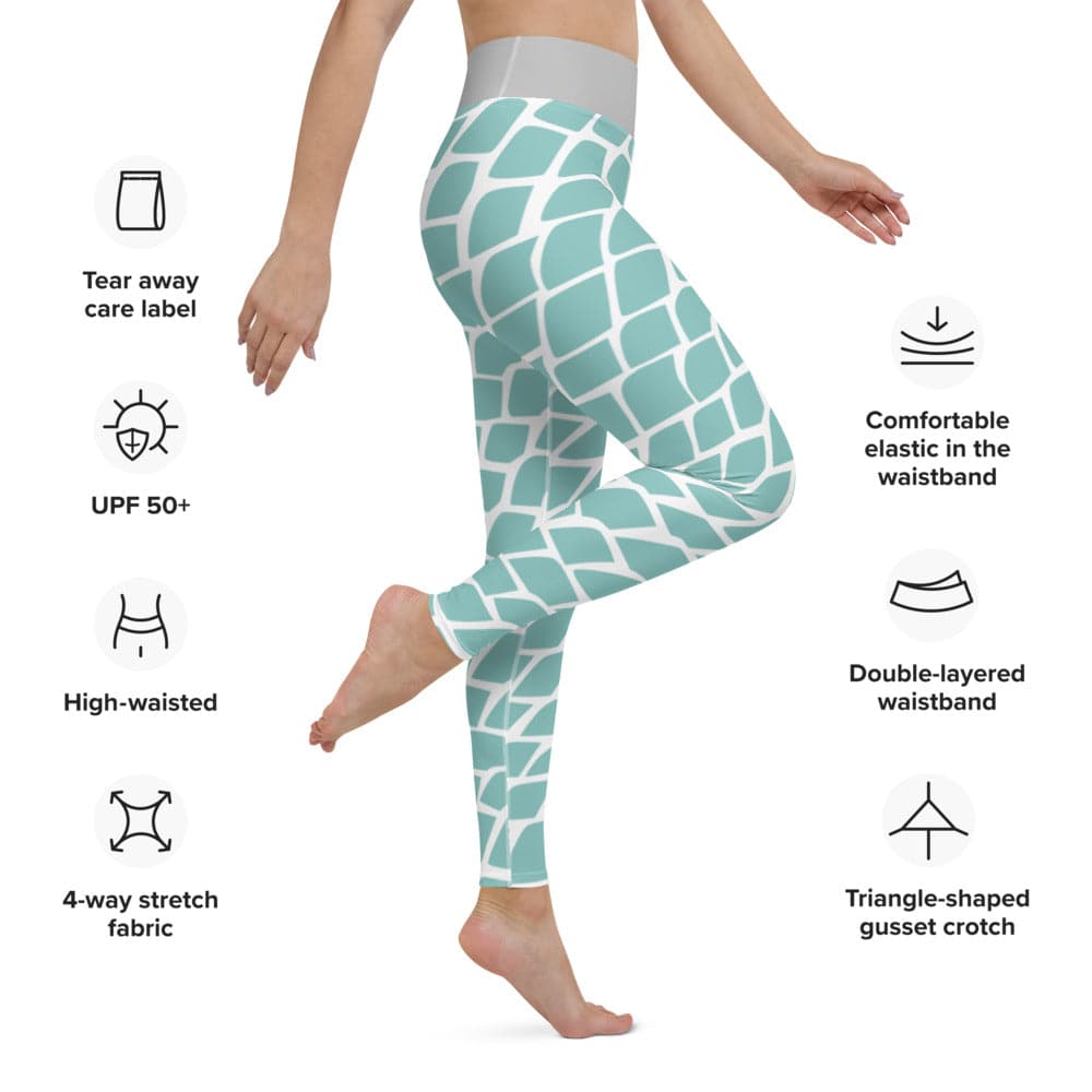 Yoga Leggings/Fish print - Enet Images