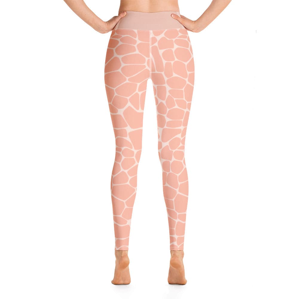 Yoga Leggings/Giraffe Pink - Enet Images