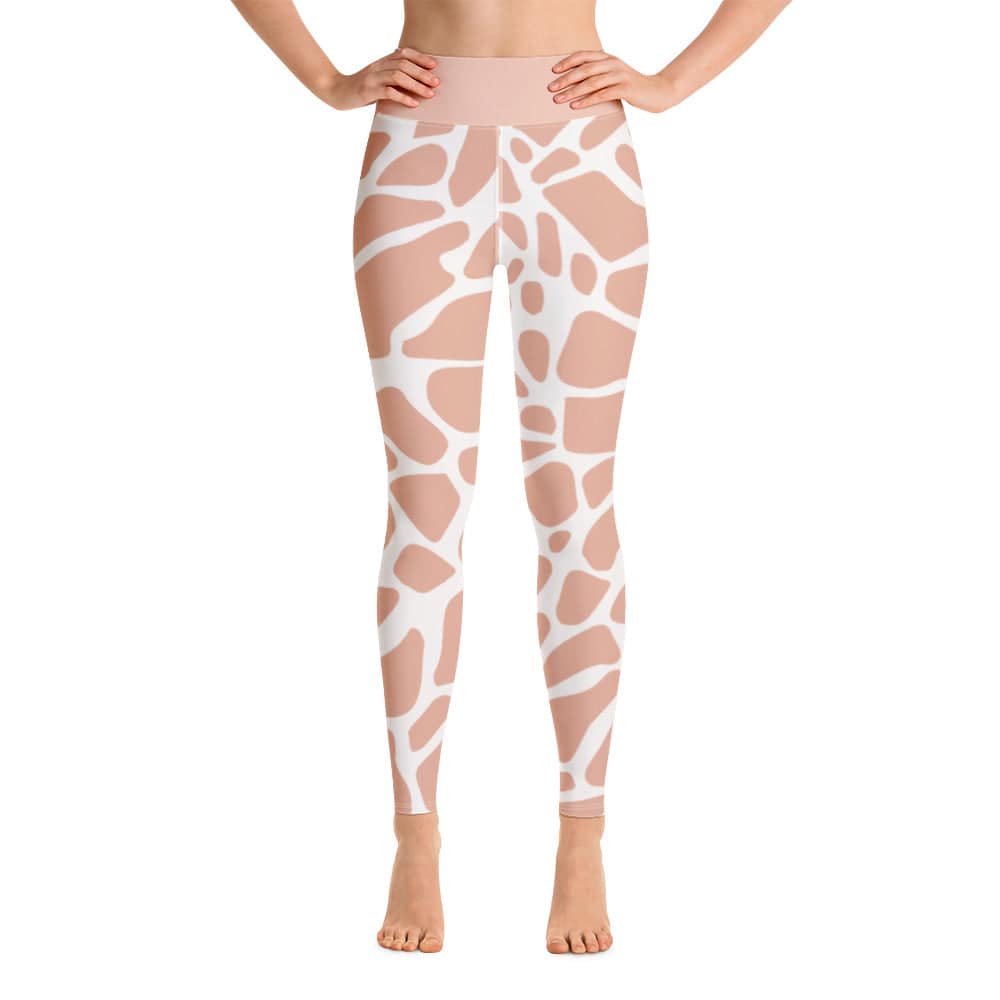 Yoga Leggings/Giraffe Print - Enet Images
