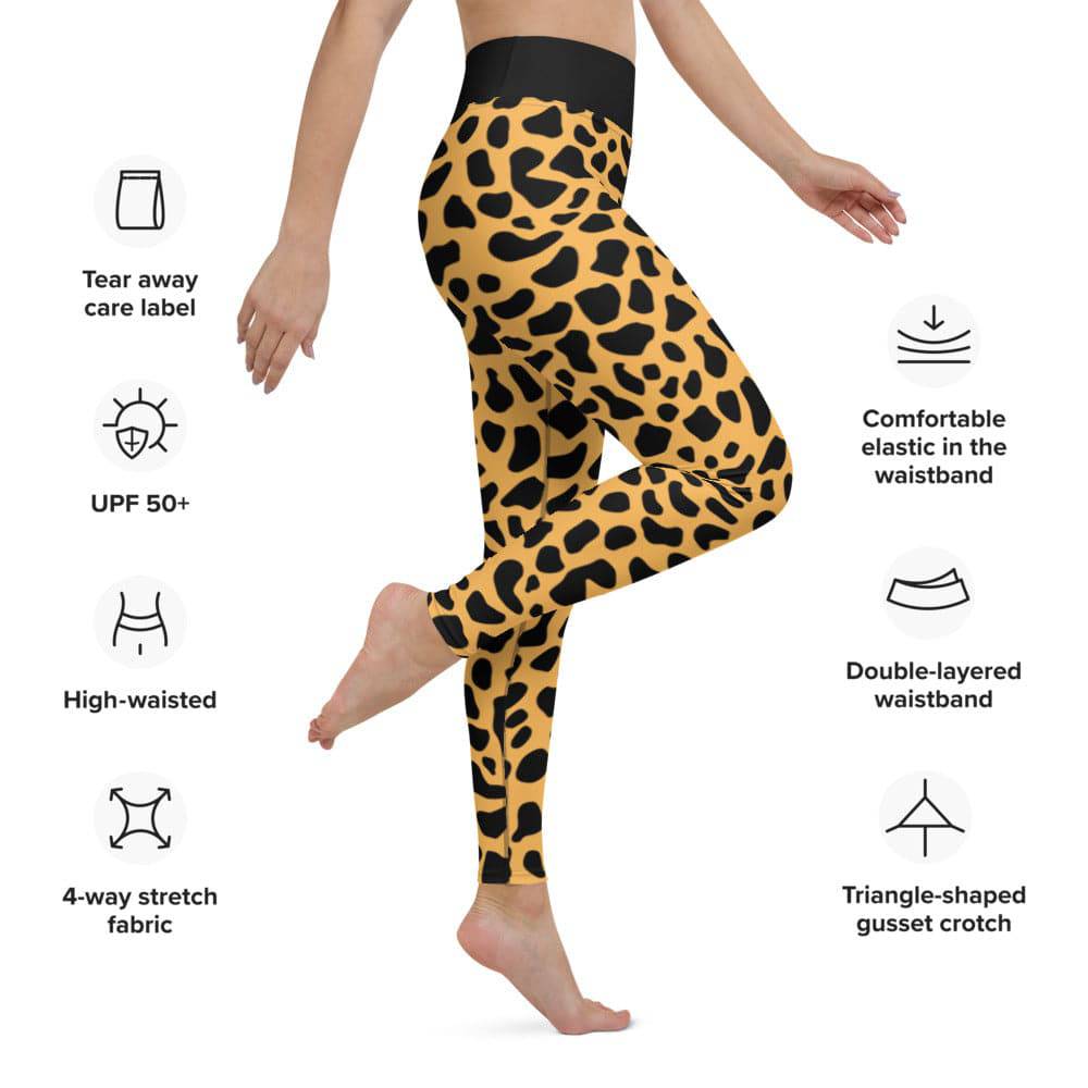Yoga Leggings/Heetah - Enet Images