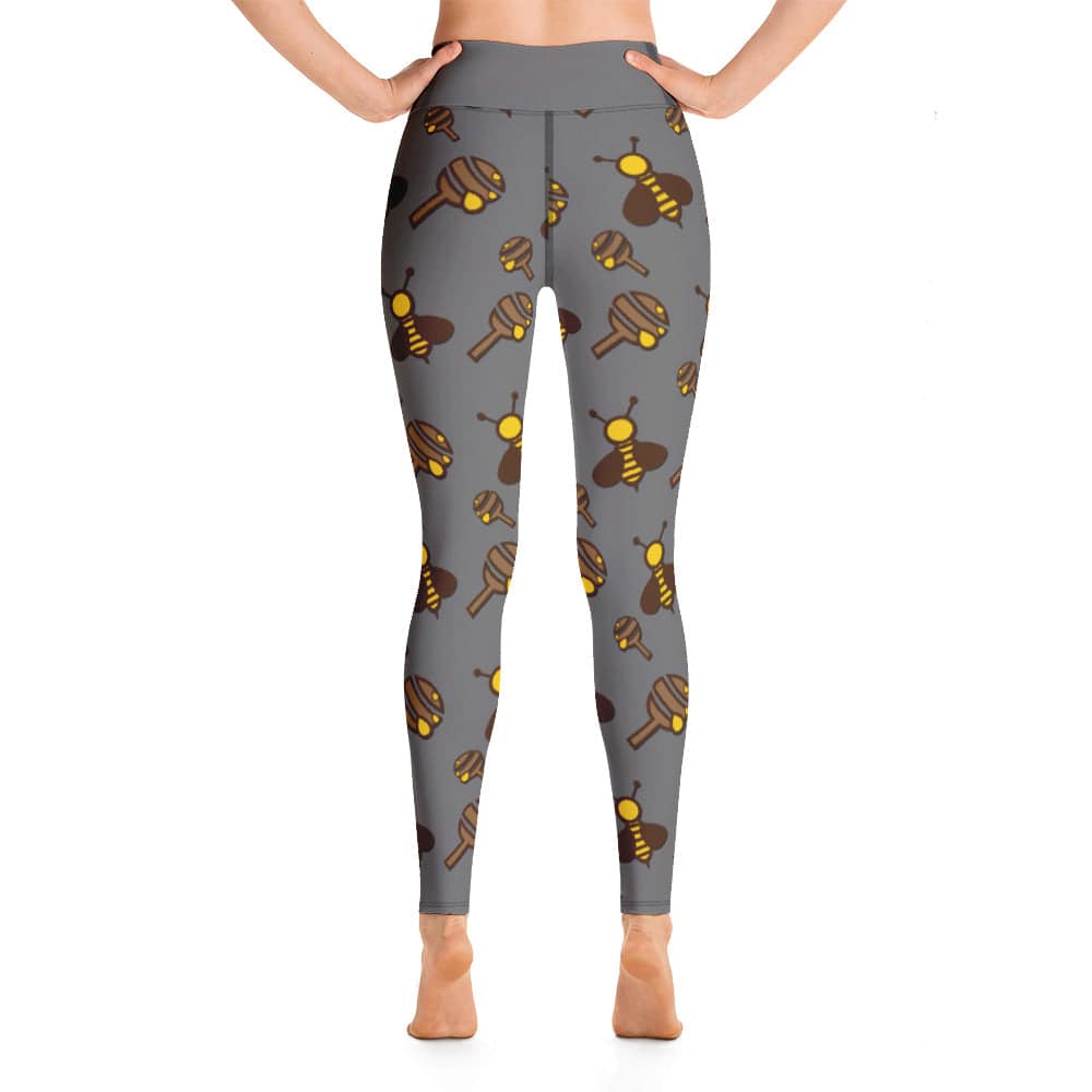 Yoga Leggings/Honey & Bees - Enet Images