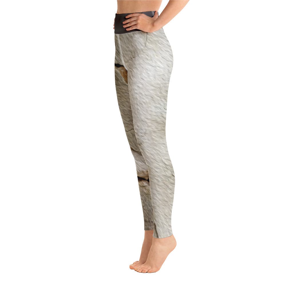 Yoga Leggings/Natural Crack On Wall - Enet Images