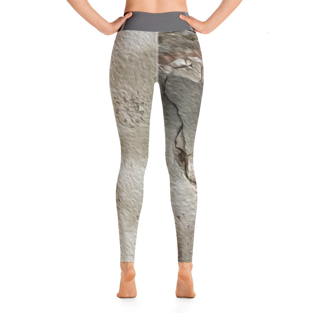 Yoga Leggings/Natural Crack On Wall - Enet Images