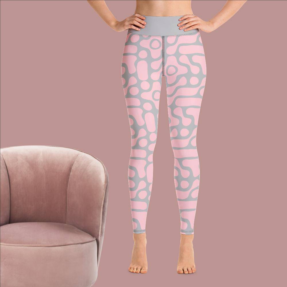 Yoga Leggings/Peace Grey - Enet Images
