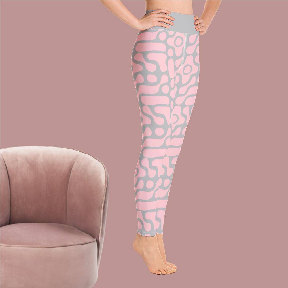 Yoga Leggings/Peace Grey - Enet Images