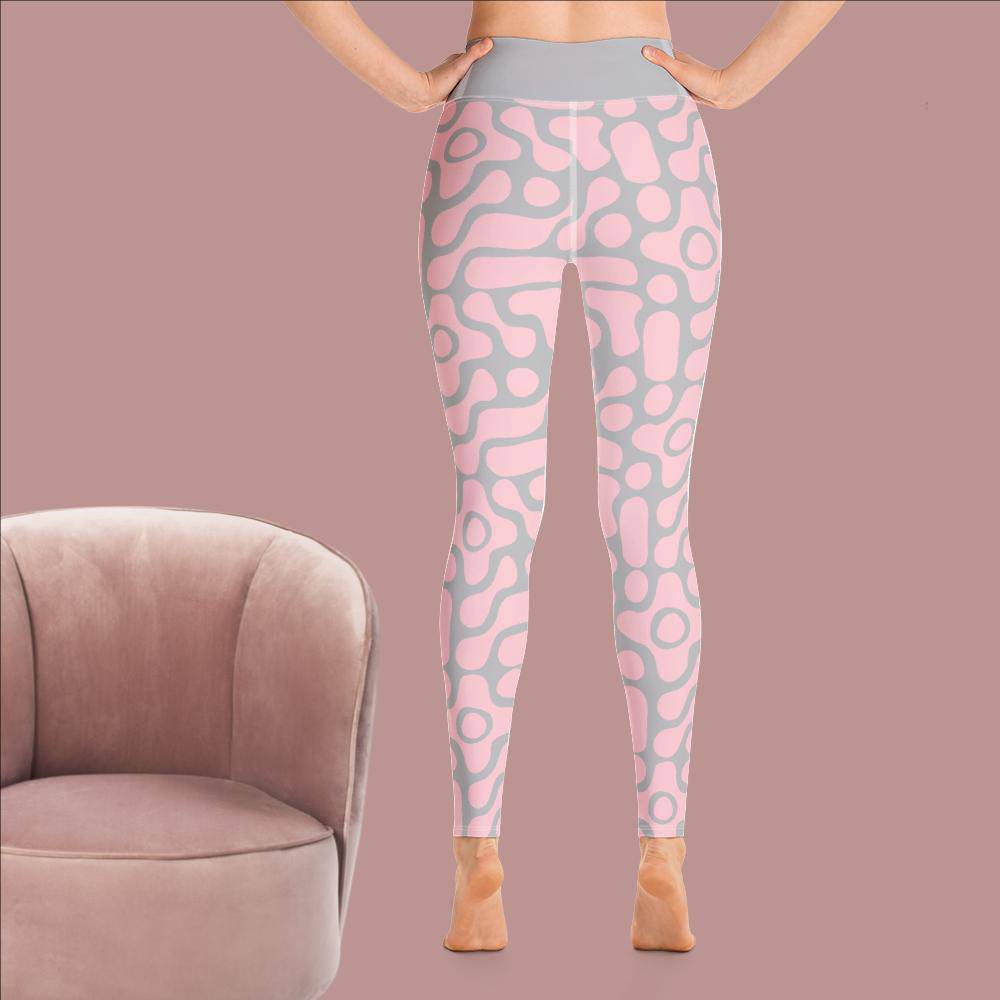 Yoga Leggings/Peace Grey - Enet Images