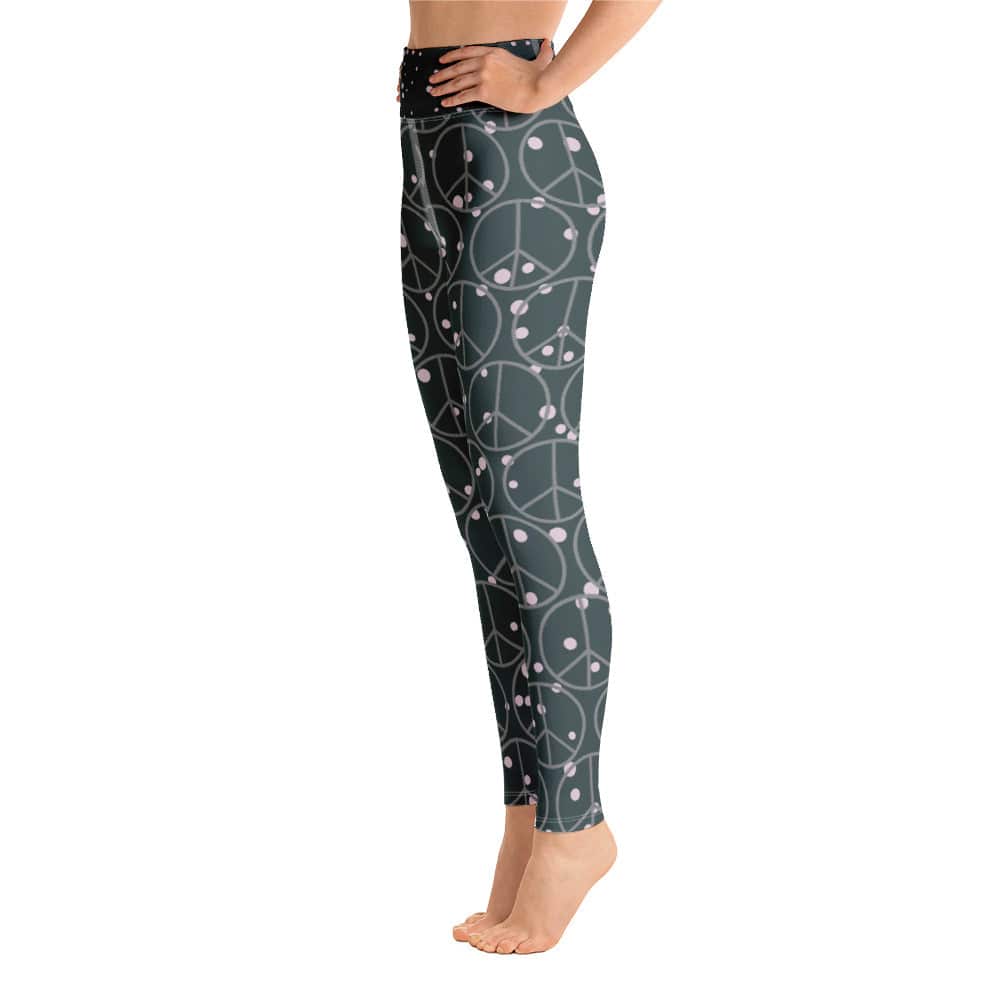 Yoga Leggings/Peace Grey - Enet Images