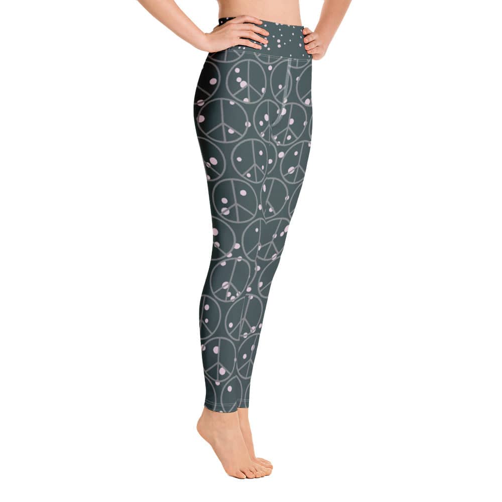 Yoga Leggings/Peace Grey - Enet Images