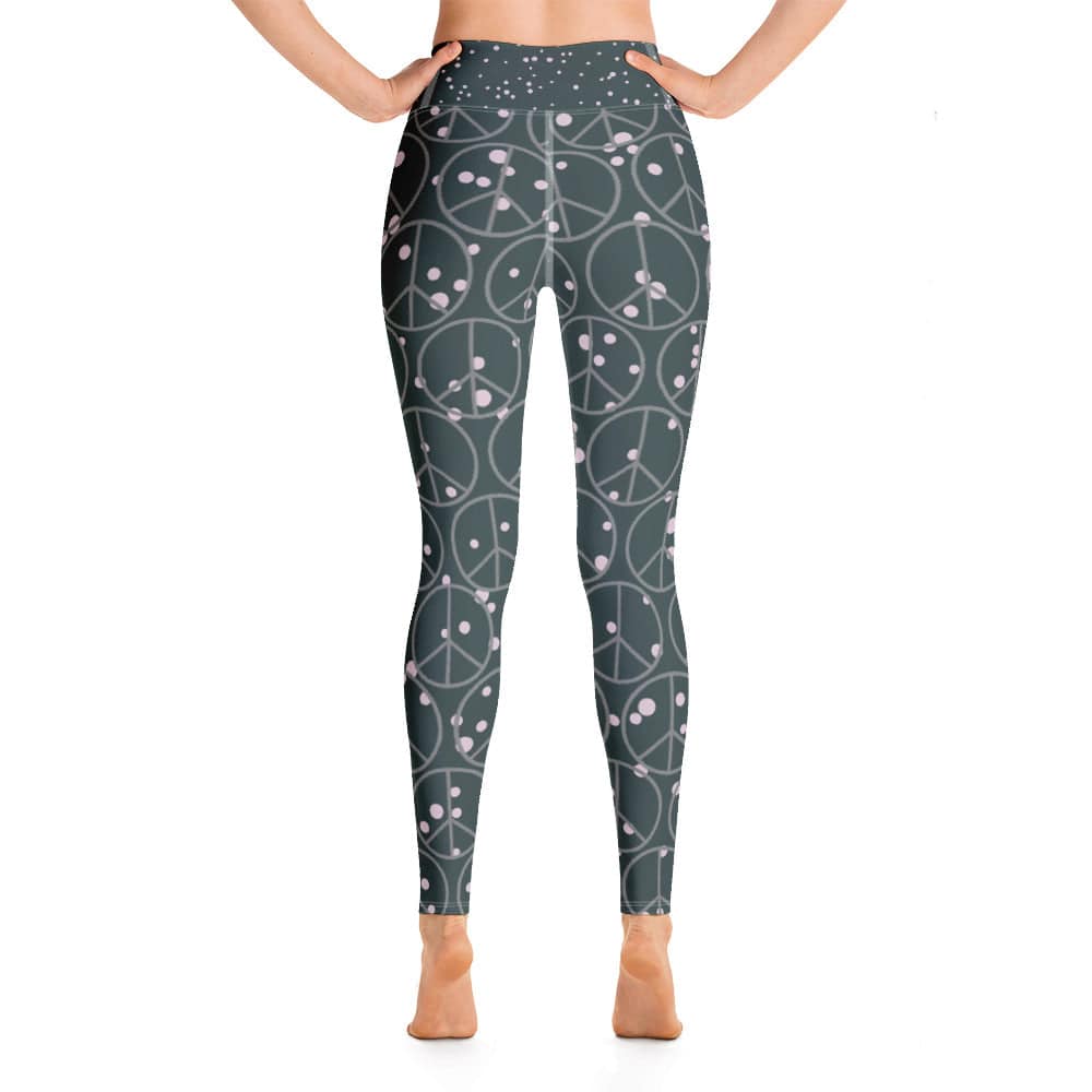 Yoga Leggings/Peace Grey - Enet Images