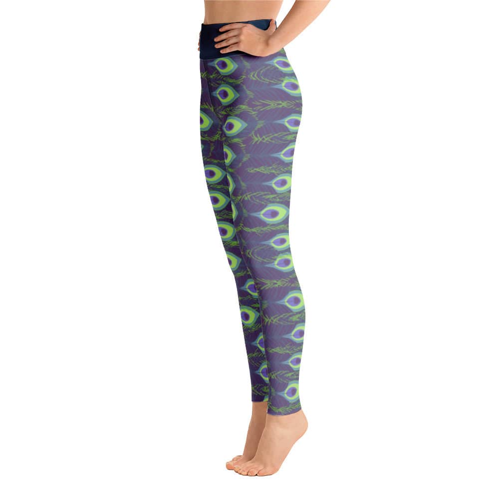 Yoga Leggings/Peacock Purple - Enet Images