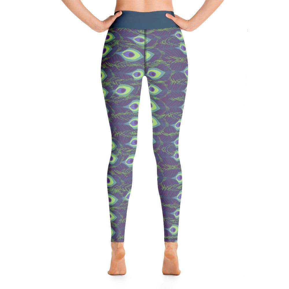Yoga Leggings/Peacock Purple - Enet Images
