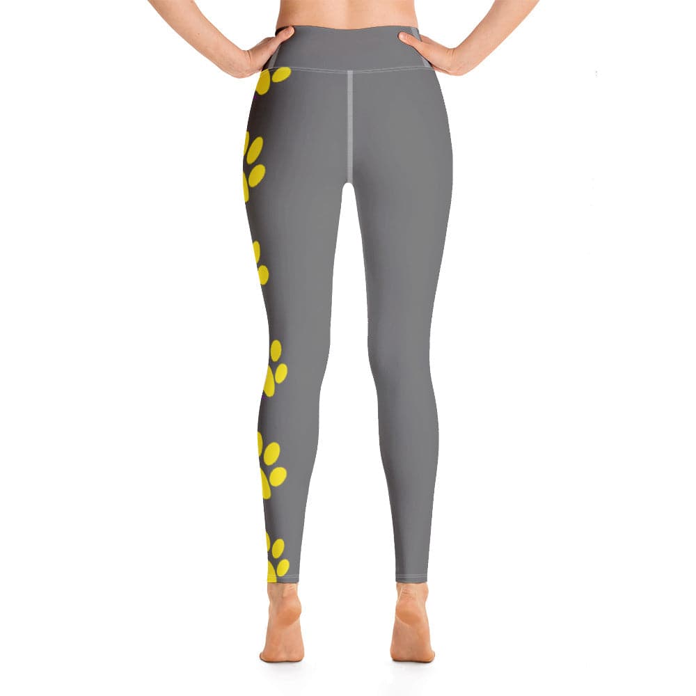 Yoga Leggings/Pet Me Yellow - Enet Images