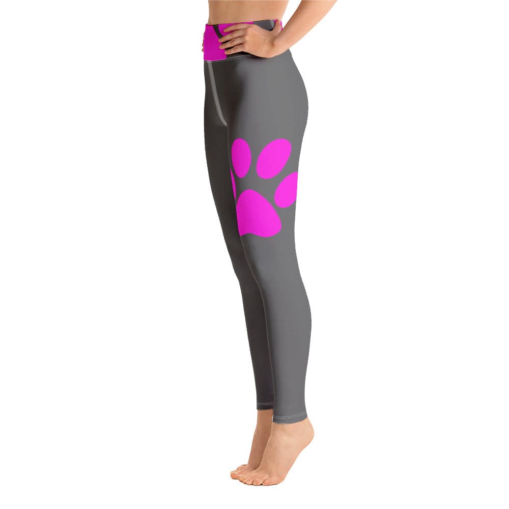 Yoga Leggings/Pet Print Fushia - Enet Images