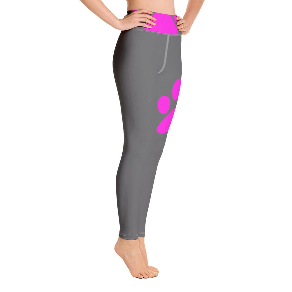 Yoga Leggings/Pet Print Fushia - Enet Images