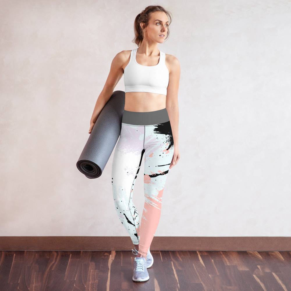 Yoga Leggings/Splash 1 - Enet Images