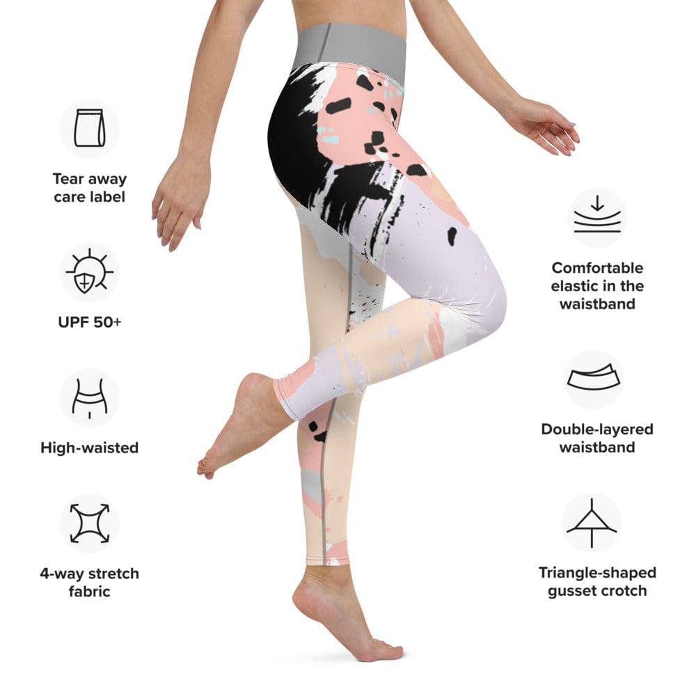 Yoga Leggings/Splash 3 - Enet Images