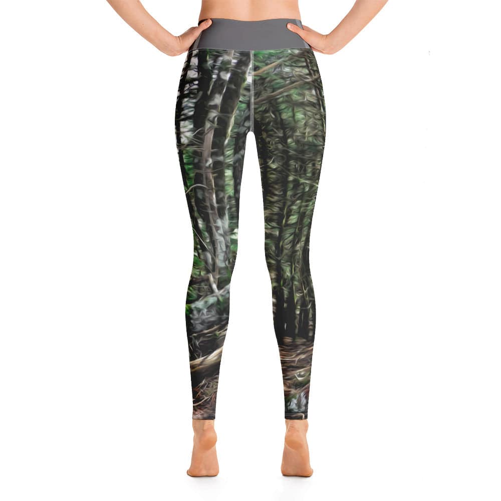 Yoga Leggings/Trees In The Forest - Enet Images